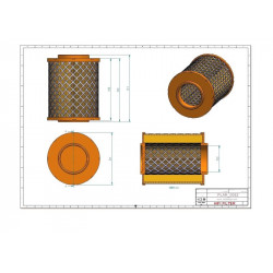 Filtre à air primaire SA17217