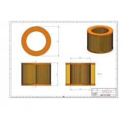 Filtre à air primaire SA17224