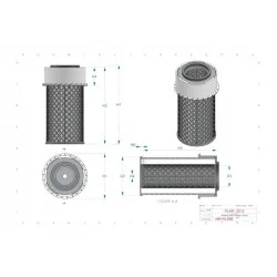 Filtre à air primaire SA17236