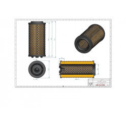 Filtre à air primaire SA17351