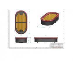 Filtre à air sécurité SA17376