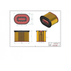 Filtre à air primaire SA17449