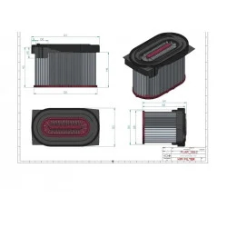 Filtre à air primaire SA17480