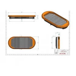 Filtre à air sécurité SA17481