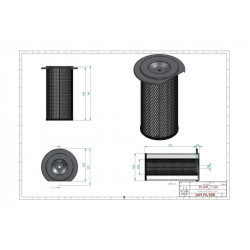 Filtre à air primaire SA17785
