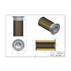 Filtre à air primaire SA17845