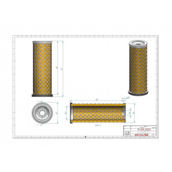 Filtre à air sécurité SA18040