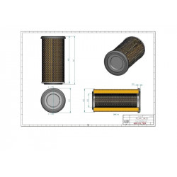 Filtre à air primaire SA18087