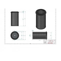 Filtre à air sécurité SA18254