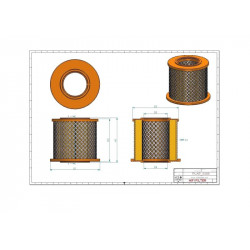 Filtre à air SA19004