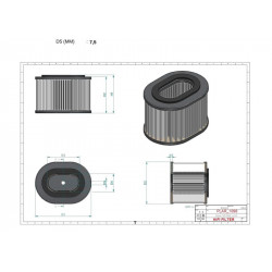 Filtre d'aération SA19040