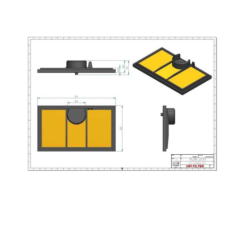Filtre à air sécurité SA22350