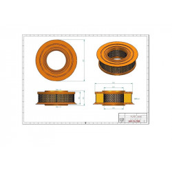 Filtre à air primaire SA253