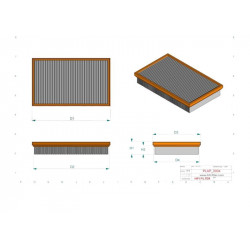Filtre à air primaire SA417