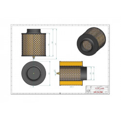 Filtre à air SAB105036