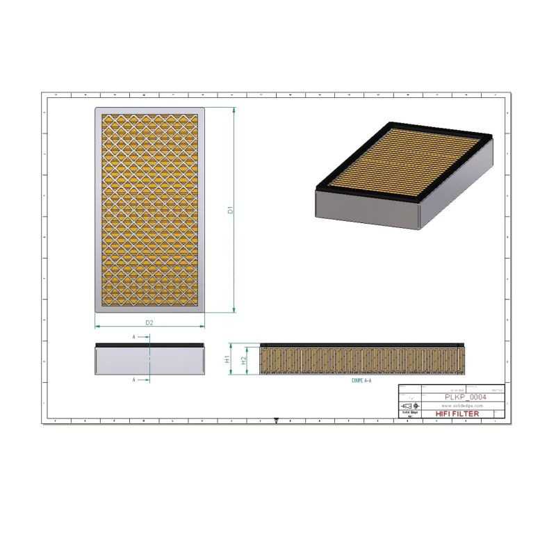 Filtre habitacle SC17063