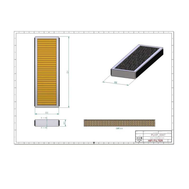 Filtre habitacle SC40020