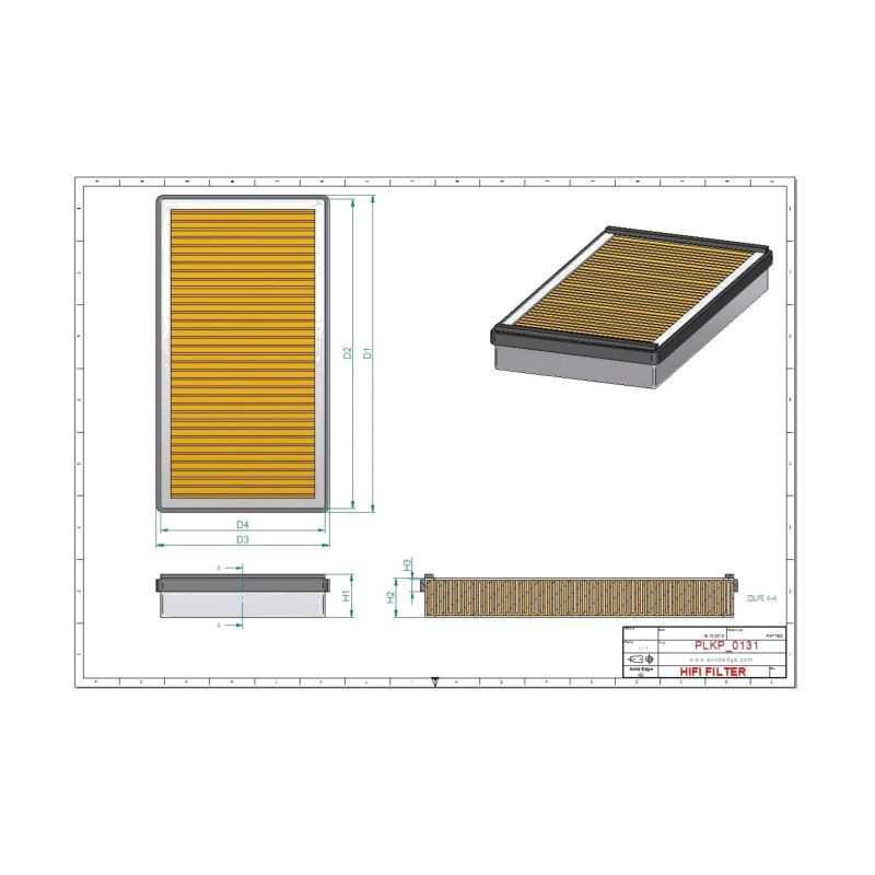 Filtre habitacle SC40065