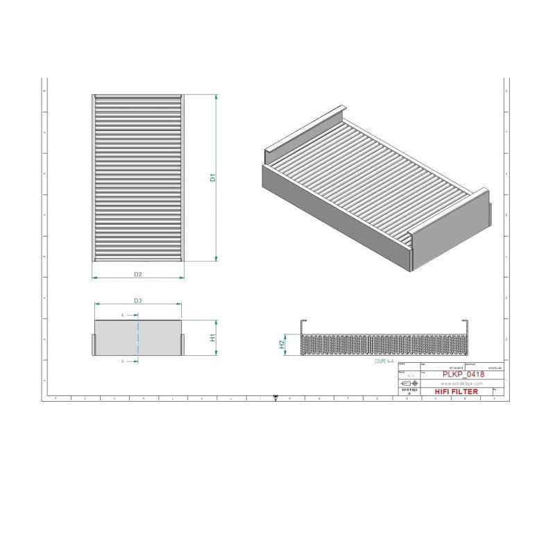 Filtre habitacle SC50034