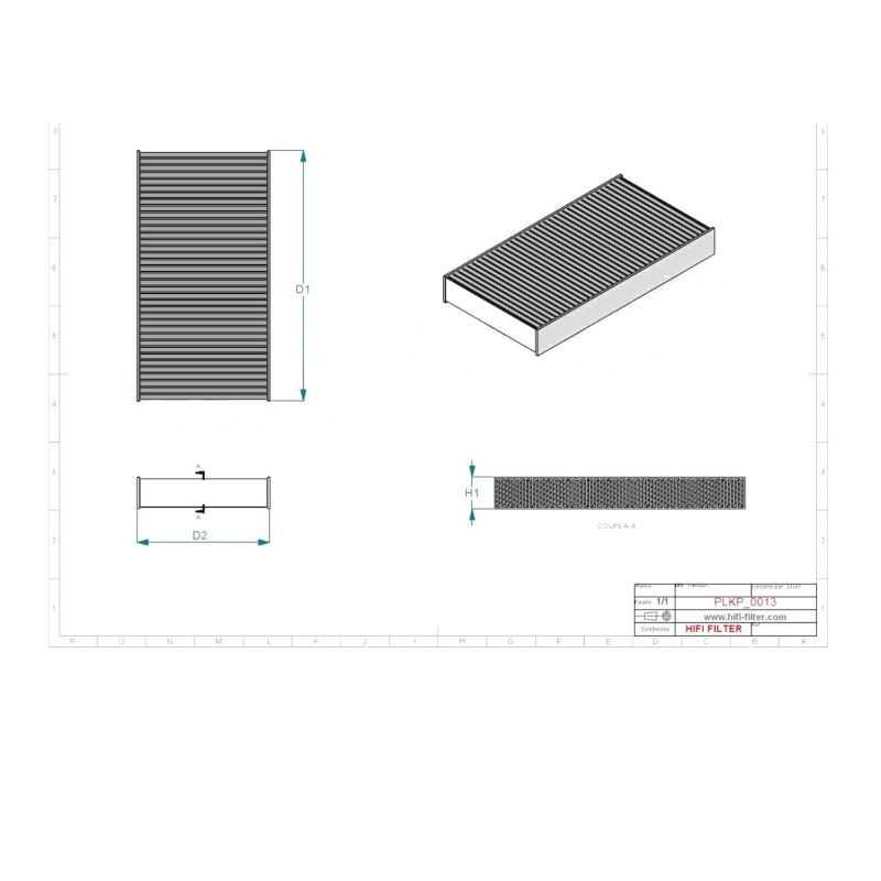 Filtre habitacle SC50112