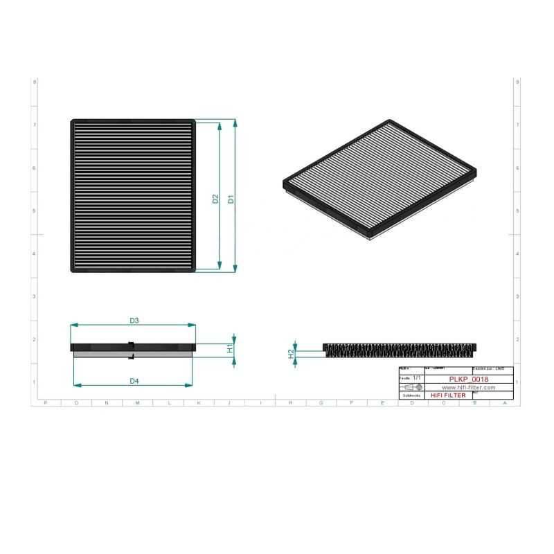 Filtre habitacle SC50116