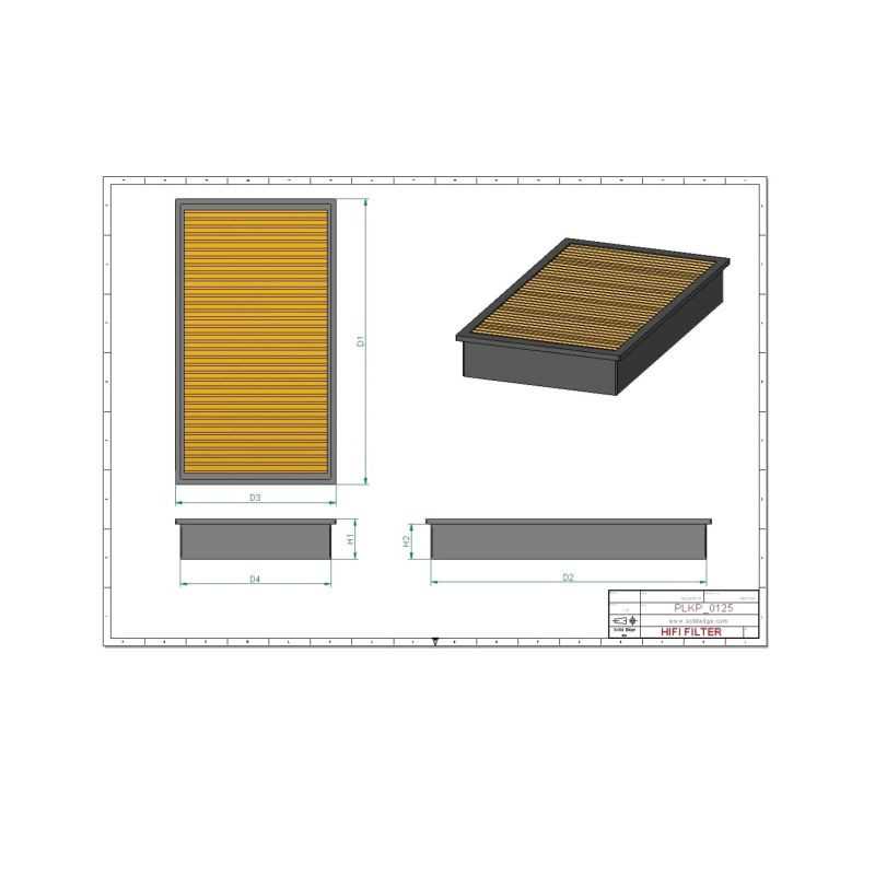 Filtre habitacle SC50140