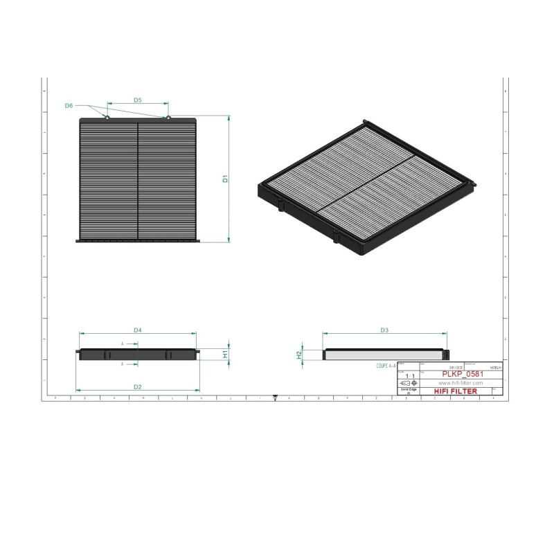 Filtre habitacle SC50305