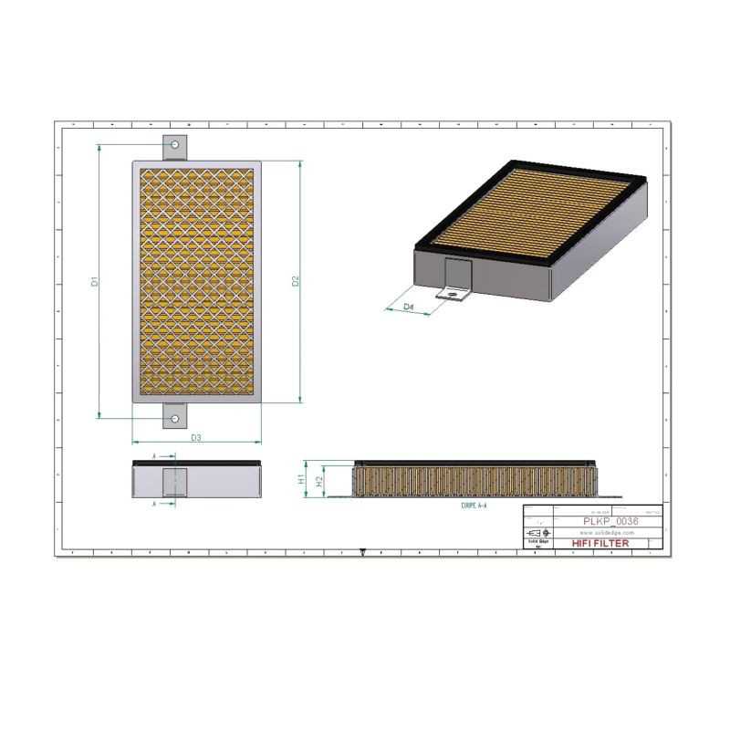 Filtre habitacle SC60005