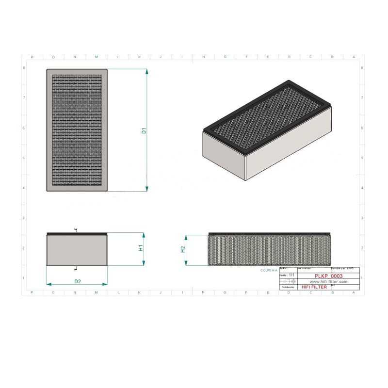 Filtre habitacle SC60009
