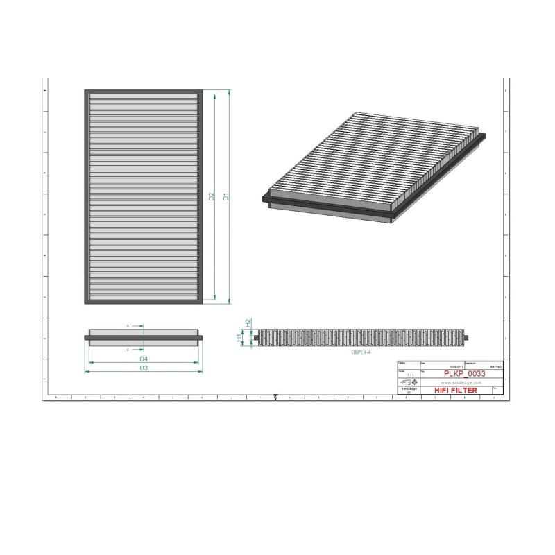 Filtre habitacle SC60054