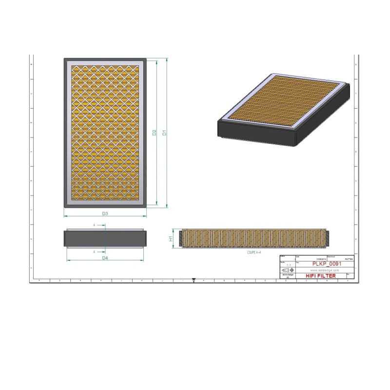 Filtre habitacle SC60073