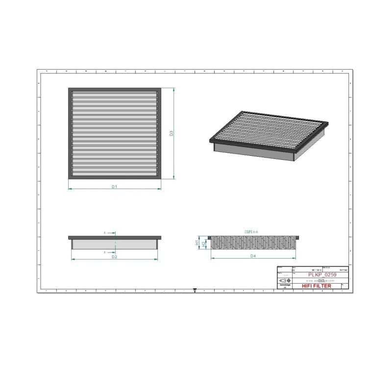 Filtre habitacle SC60118