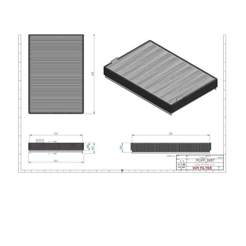 Filtre habitacle SC60130
