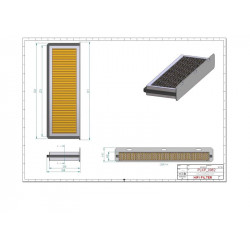 Filtre habitacle SC70063