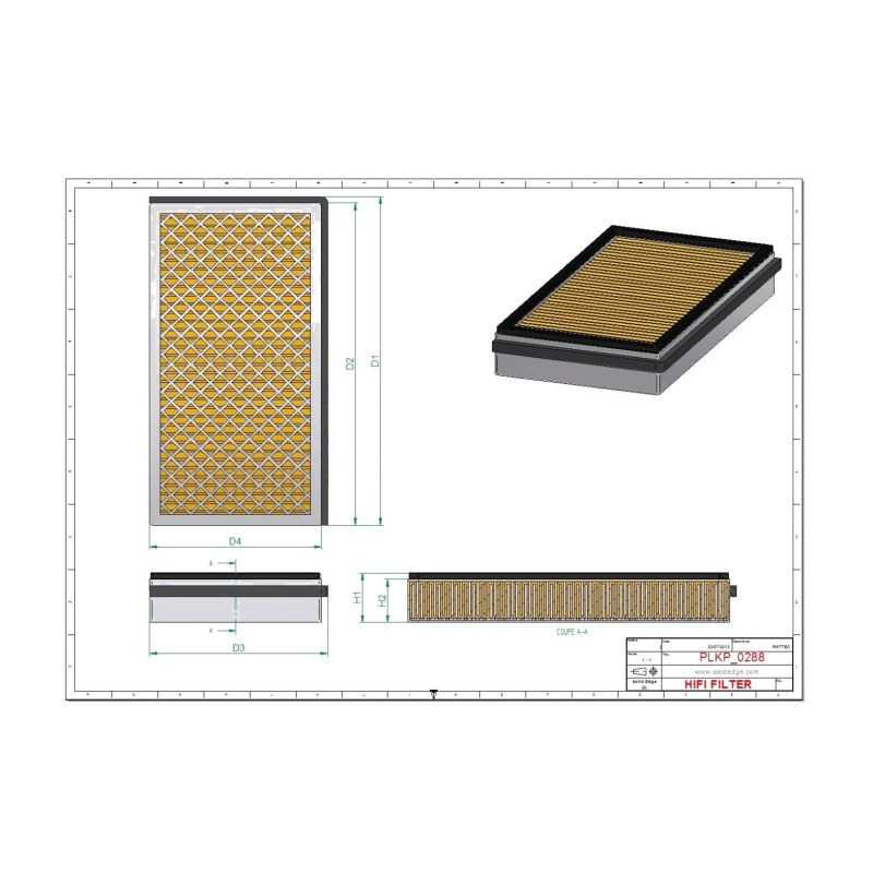 Filtre habitacle SC70108