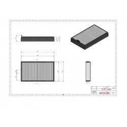 Filtre habitacle SC80084