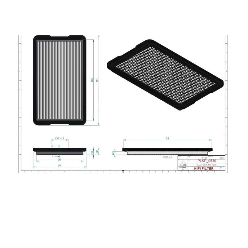 Filtre habitacle SC80097