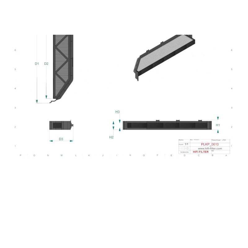 Filtre habitacle SC80112