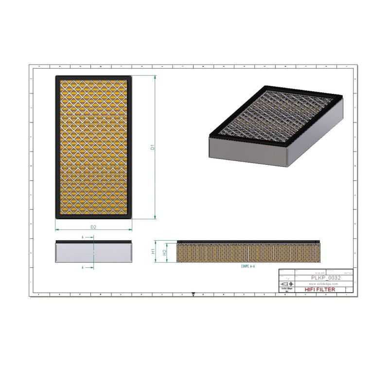 Filtre habitacle SC90130