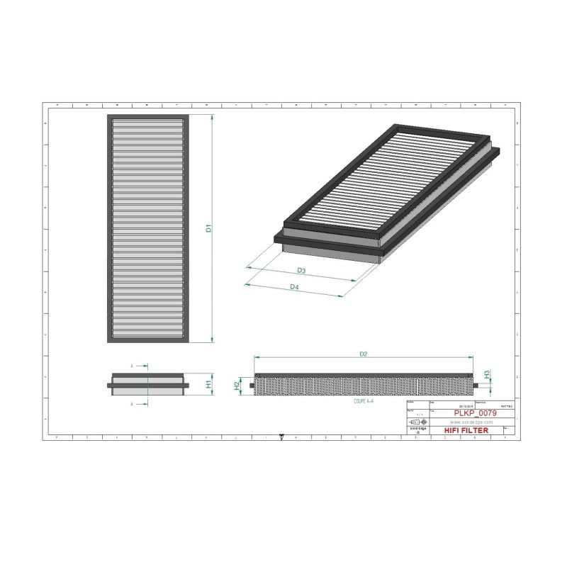 Filtre habitacle SC90164