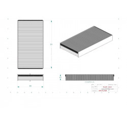 Filtre habitacle SC90282 CA