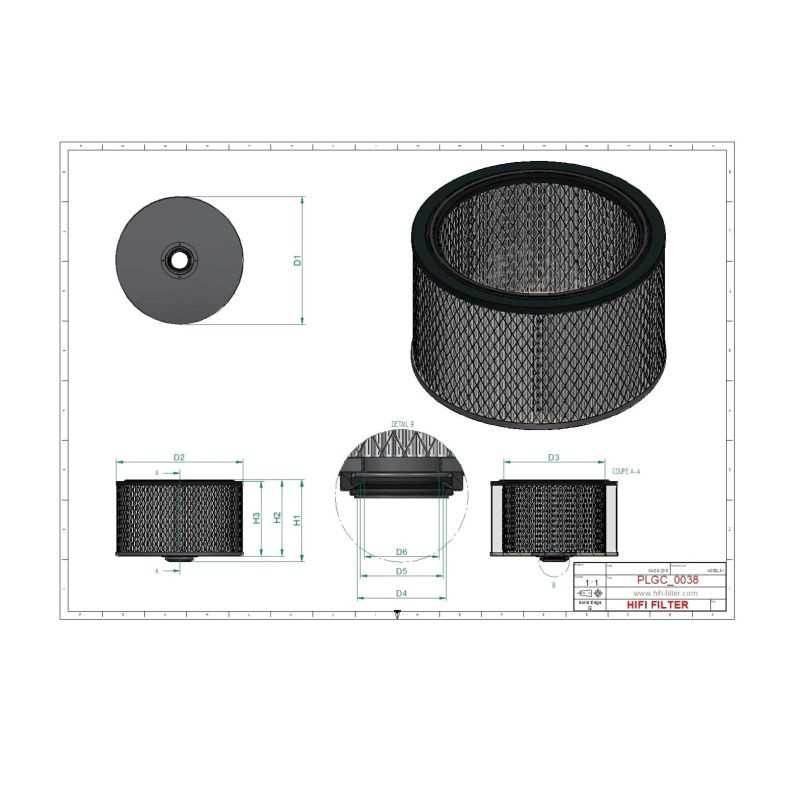 Filtre électro-érosion SG5014