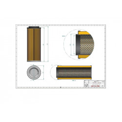 Filtre hydraulique SH51172