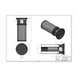Filtre hydraulique SH51380