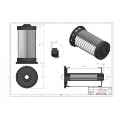 Filtre hydraulique SH51401