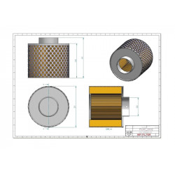 Filtre hydraulique SH52002