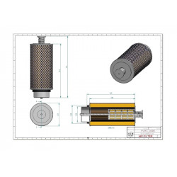 Filtre hydraulique SH52048
