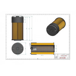 Filtre hydraulique SH52049