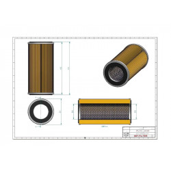 Filtre hydraulique SH52075
