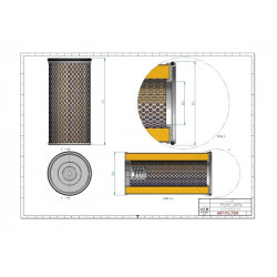 Filtre hydraulique de transmission SH52093